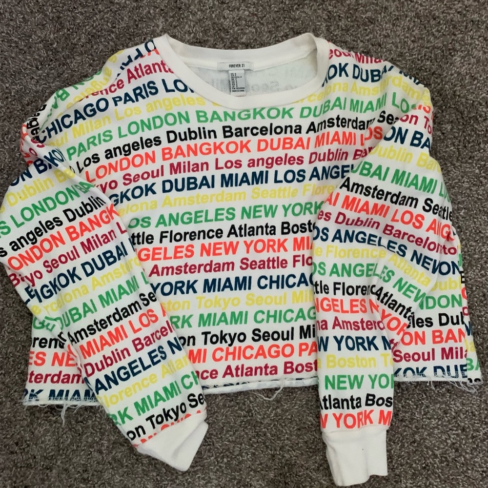 Cropped longsleeve Sweater